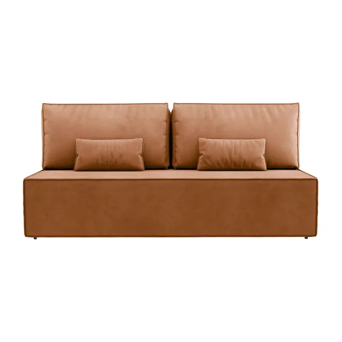 КОРСО ЛАЙТ Диван прямой терракотовый