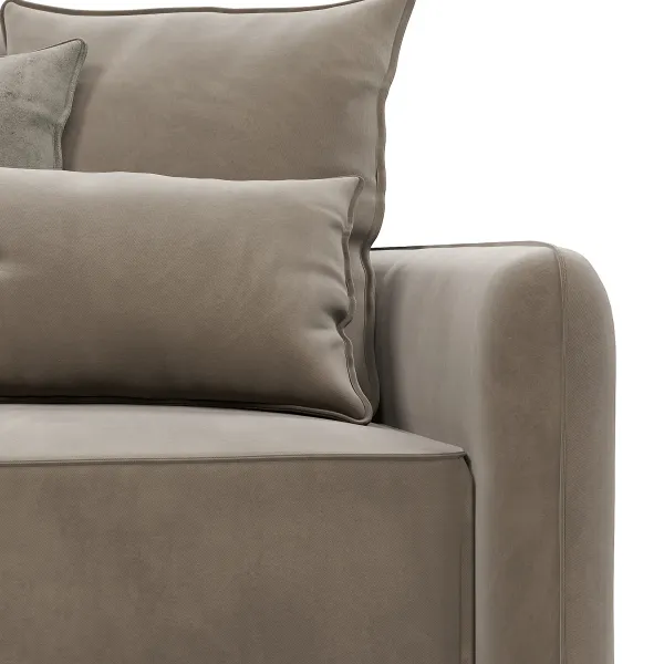 ПОРТЛЕНД Диван прямой с банкеткой бежевый