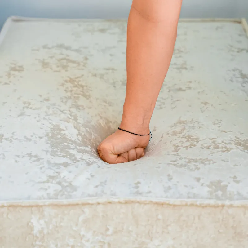 РАЙСКИЙ УГОЛОК Диван угловой бежевый, с Crash-эффектом