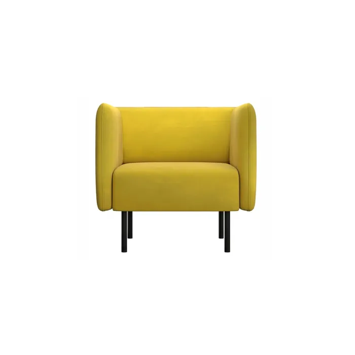 РИО Кресло тканевое горчичное