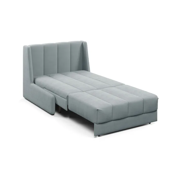 ВЕНЕЦИЯ Складная кровать светло-серая, 125