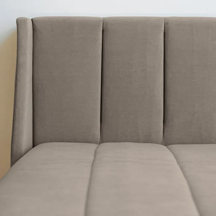 ВЕНЕЦИЯ Складная кровать серо-бежевая, 160