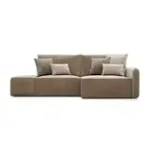 ПОРТЛЕНД Диван угловой с банкеткой бежевый