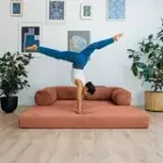 ПОЛЕЗНАЯ ПРИВЫЧКА Диван прямой, терракотовый