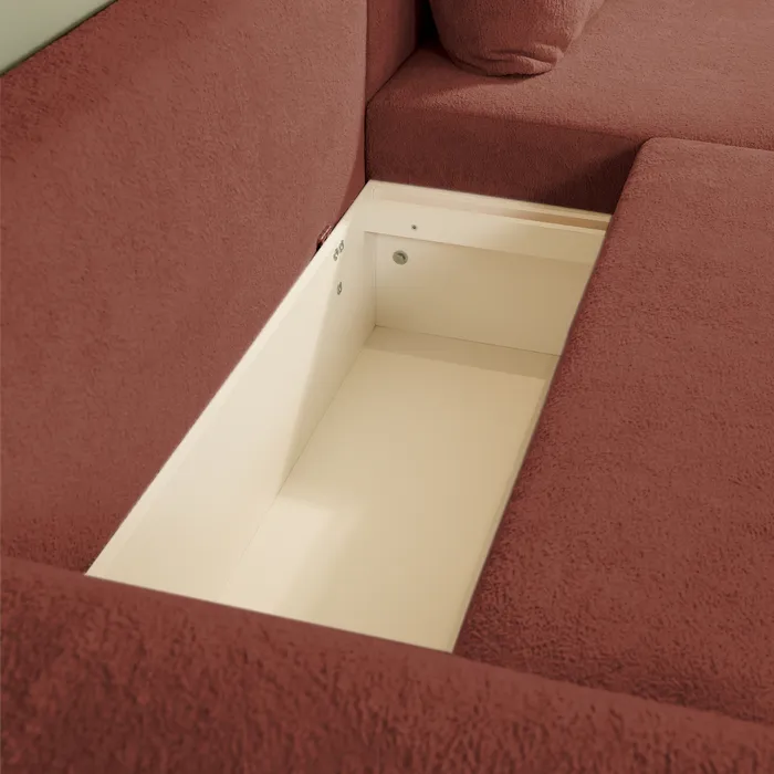 ФОРМУЛА УЮТА Диван угловой, терракотовый