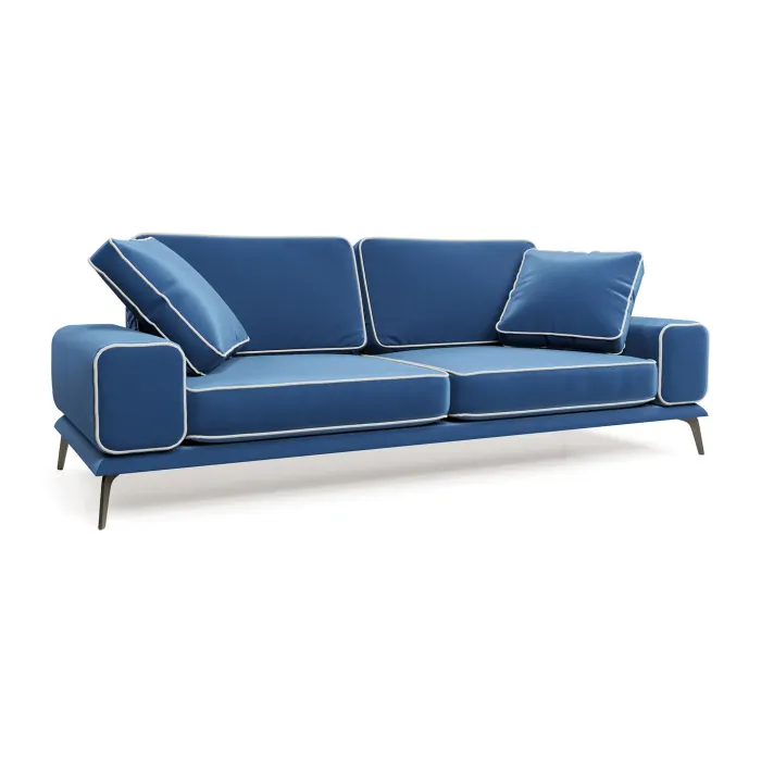 Солнечное побережье Диван прямой, сапфировый