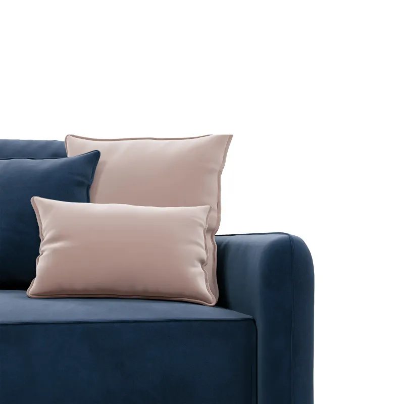 ПОРТЛЕНД Диван прямой с банкеткой синий ПОРТЛЕНД Диван прямой с банкеткой синий