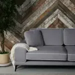 Солнечное побережье Диван угловой, галечный серый