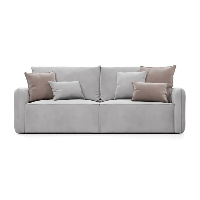 ПОРТЛЕНД Диван прямой светло-серый