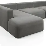 НОВЫЕ ЭМОЦИИ XL Диван угловой, серый