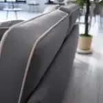 Солнечное побережье Диван прямой, галечный серый