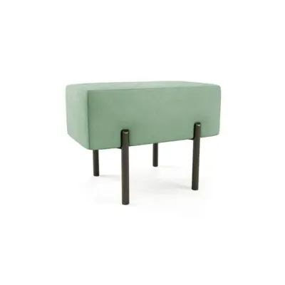 Маленькая радость Пуф прямоугольный на ножках, мятный