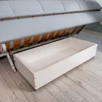 ТОКИО Складная кровать светло-серая, 180 ППУ