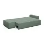 КОРСО Диван прямой с банкеткой, темно-зеленый