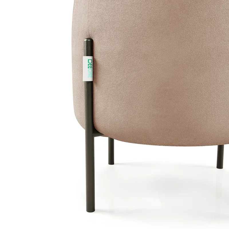 Маленькая радость Пуф круглый на ножках, розовый