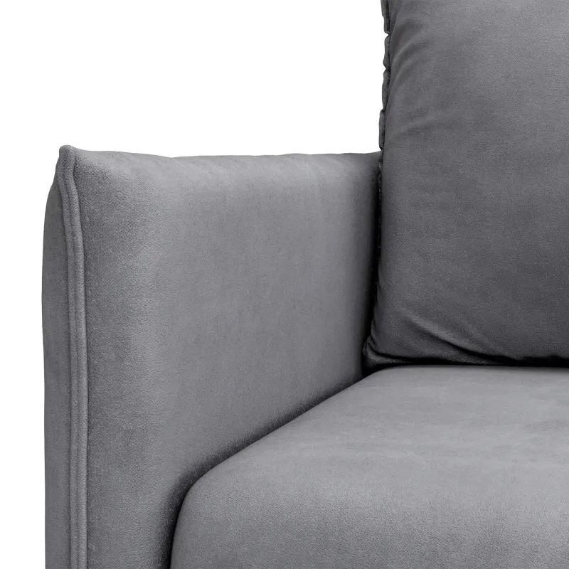 ЛУЧШИЙ ДРУГ 150 Диван прямой серый