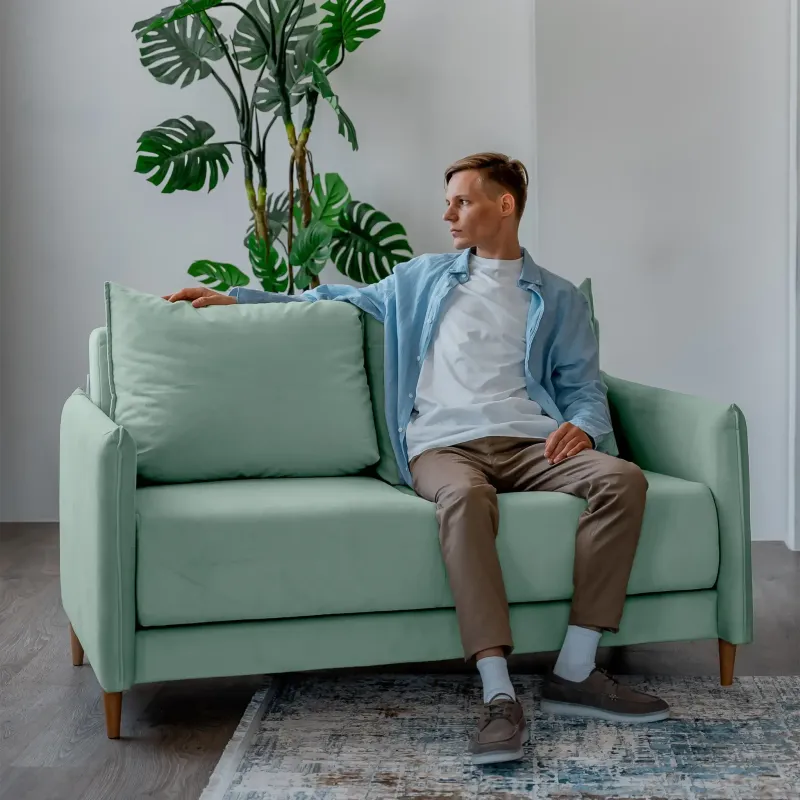 ЛУЧШИЙ ДРУГ 150 Диван прямой мятный ЛУЧШИЙ ДРУГ 150 Диван прямой мятный