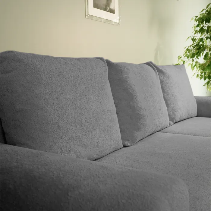 ФОРМУЛА УЮТА Диван угловой, графитовый