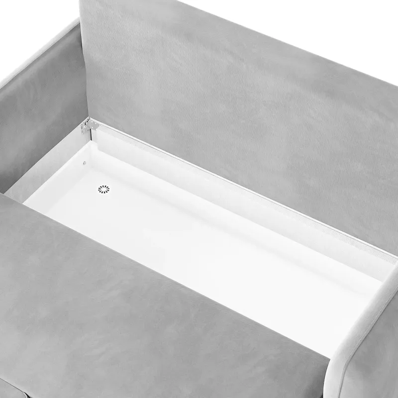 ПОРТЛЕНД МИНИ 130 Диван прямой светло-серый ПОРТЛЕНД МИНИ 130 Диван прямой светло-серый