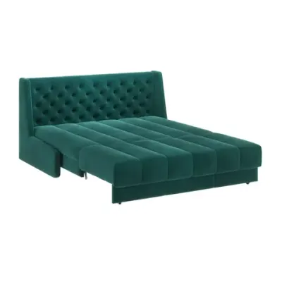 РИЧМОНД Складная кровать изумрудная, 160x200