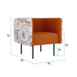 РИО Кресло терракотовое Kobayasi