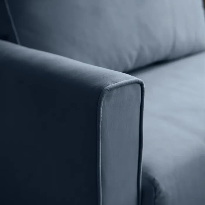 РИМИНИ Диван прямой синий