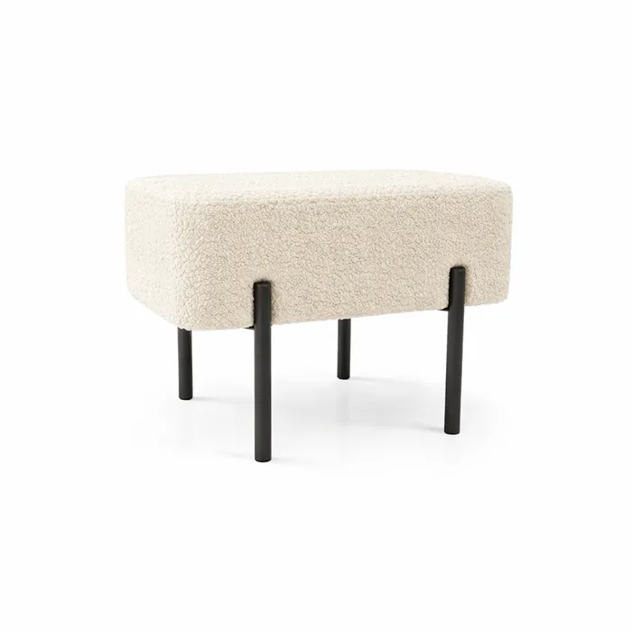 Маленькая радость Пуф прямоугольный на ножках, белый