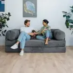 ПОЛЕЗНАЯ ПРИВЫЧКА Диван прямой, графитовый