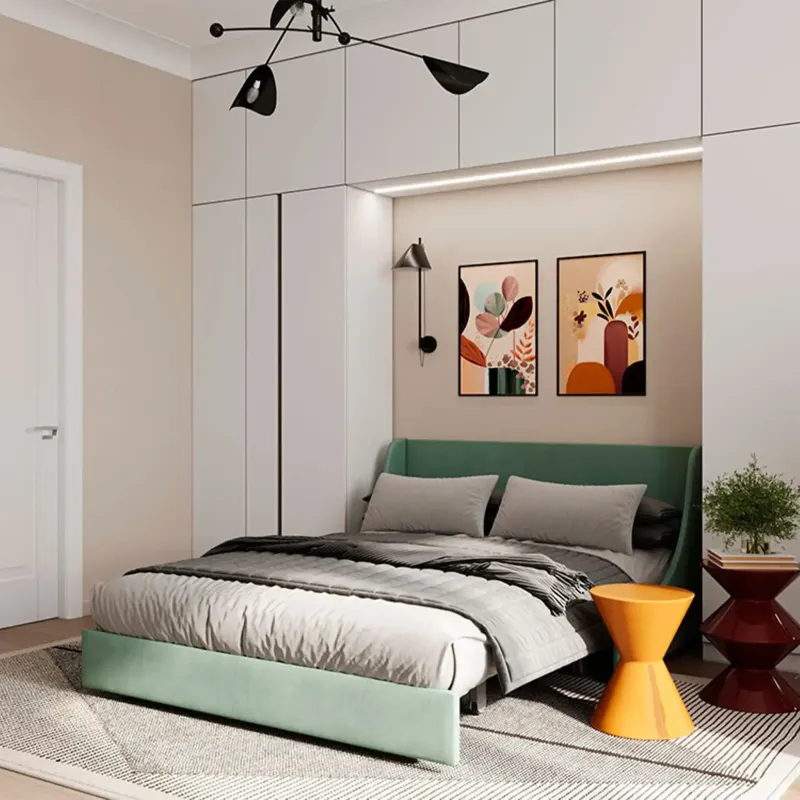 ТОКИО Складная кровать мятная, 146 ППУ