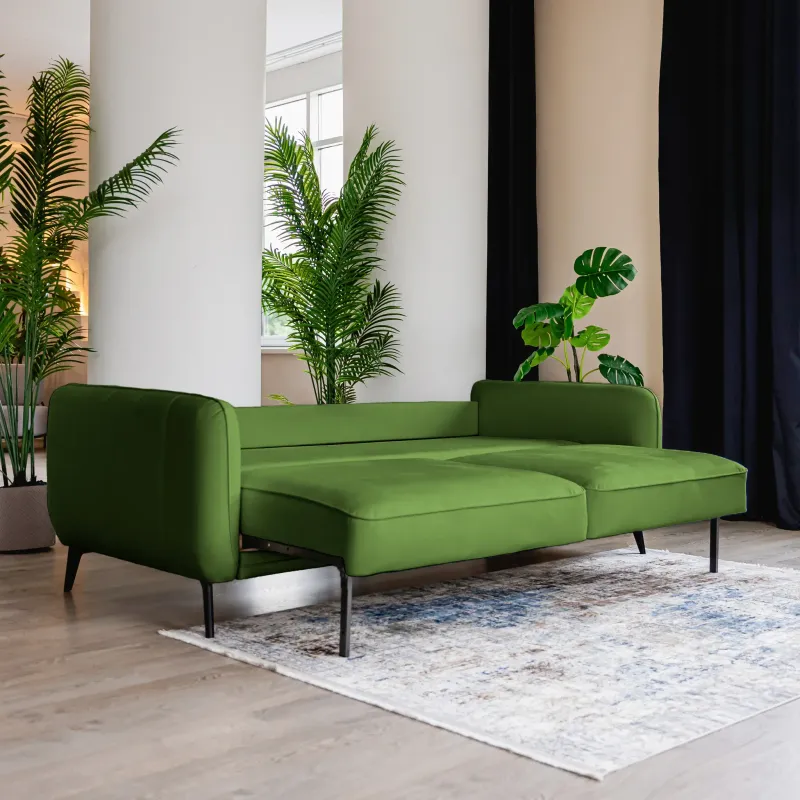 СЧАСТЛИВЫЙ ДЕНЬ Диван прямой, темно-оливковый СЧАСТЛИВЫЙ ДЕНЬ Диван прямой, темно-оливковый