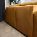 ДОЛГОЖДАННЫЙ ОТПУСК Диван угловой, горчичный