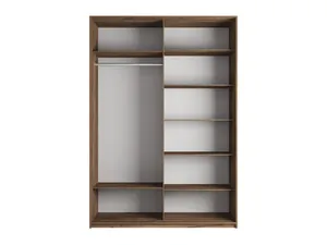 Прайм Шкаф-купе двухдверный с зеркалом, 140х230, Золотистый