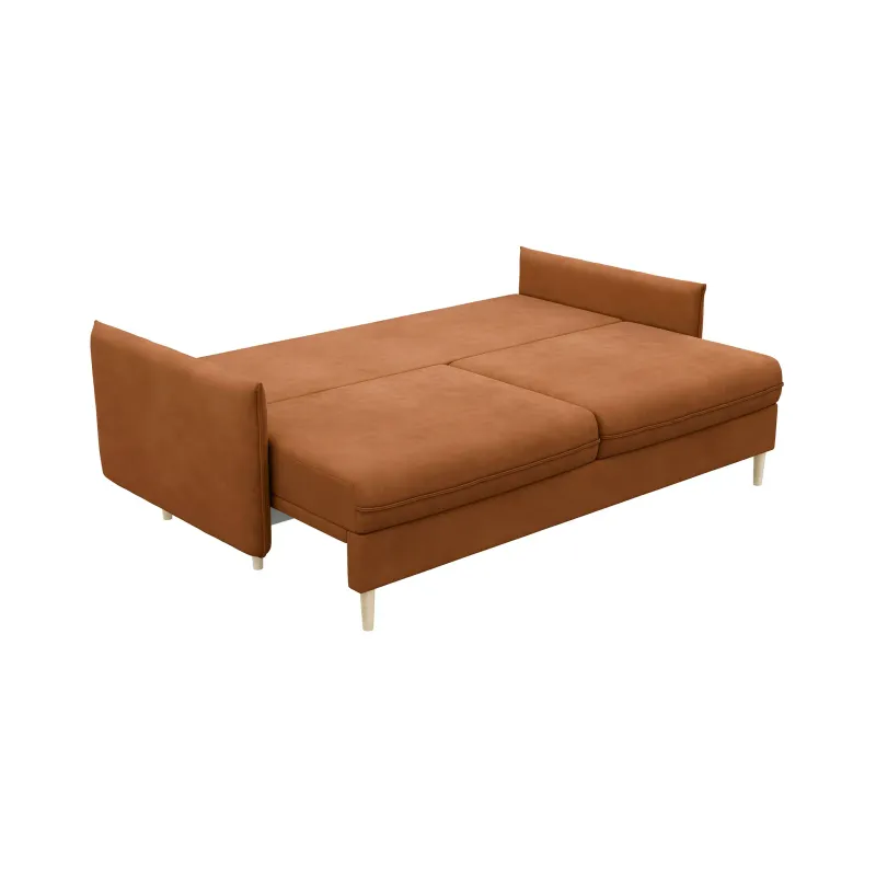 СКАНДИ Диван тканевый прямой терракотовый СКАНДИ Диван тканевый прямой терракотовый