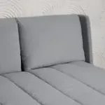 ГАРМОНИЯ СНА Кровать-диван прямой светло-серый, 160, ППУ