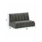 РИЧМОНД Складная кровать темно-синяя, 185