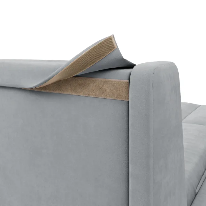 ГАРМОНИЯ СНА Кровать-диван прямой светло-серый, 160, ППУ