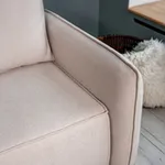 ПОРТЛЕНД Диван прямой светло-бежевый, букле