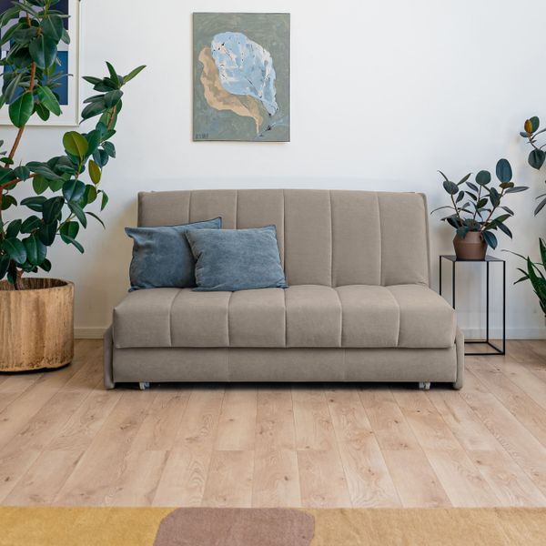 РИЧМОНД Складная кровать серо-бежевая, 200